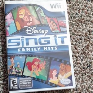 Wii Disney Sing It Family Hits